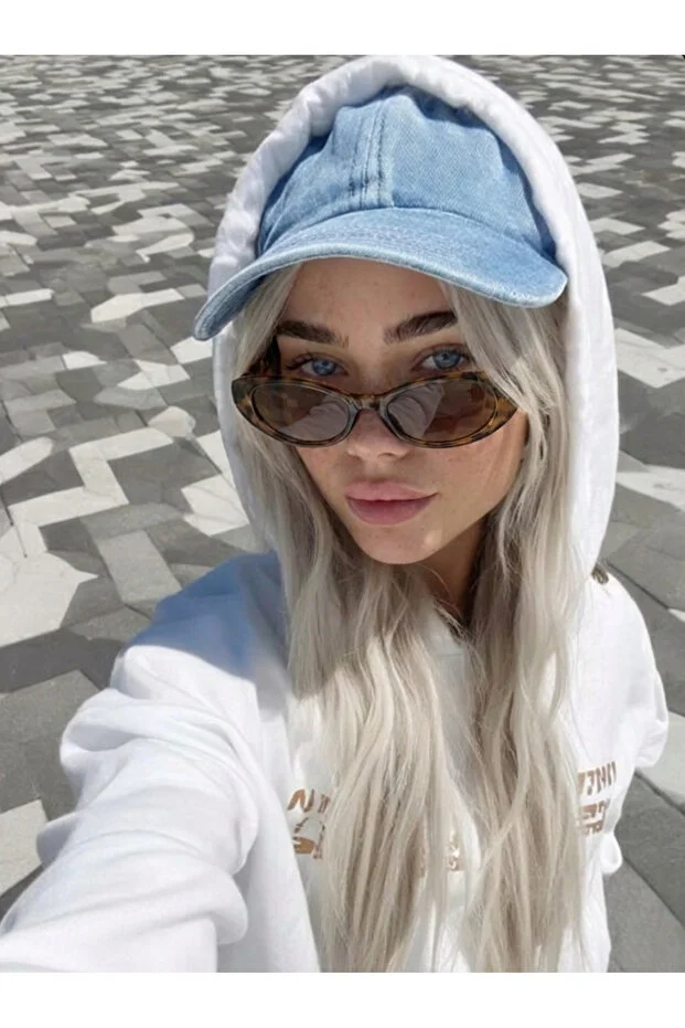 Leopar Kahve Vintage Tarz Güneş Gözlüğü